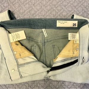 NEW Rag & bone high rise skinny jeans in two colors sz 25